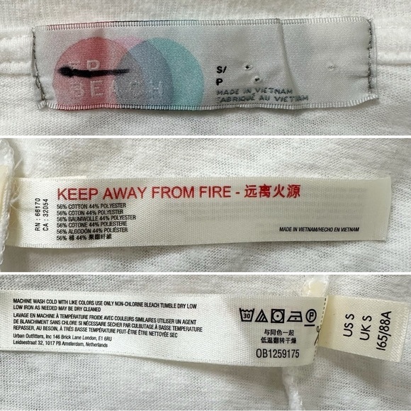 Free People Beach White Tie Waist Midi Dress, Sz Small - Picture 11 of 12